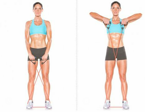 Κωπηλατικη με λαστιχο γυμναστικης